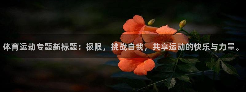 意昂5Kgame零能源集团：体育运动专题新标题：极限，挑战自我，共享运动的快乐与力量。